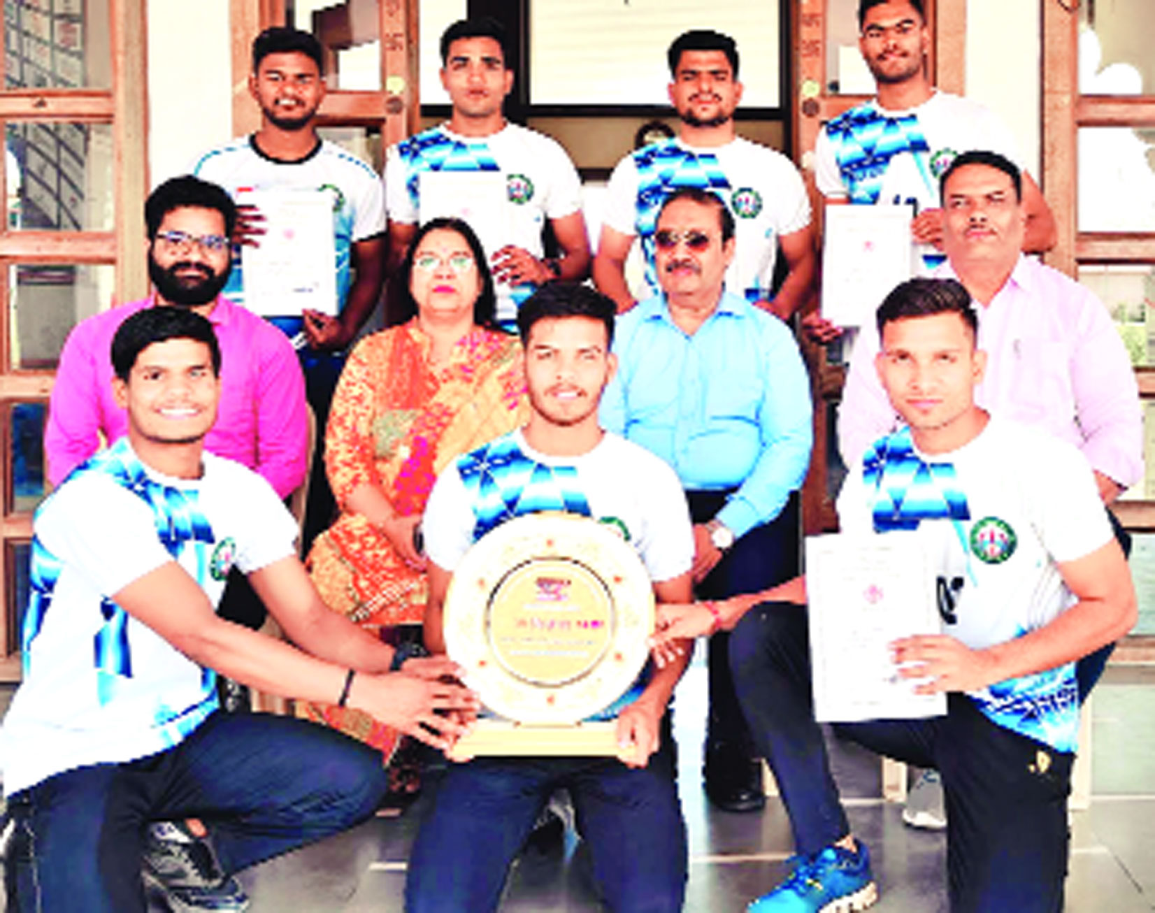 Indore division winner in state level Kabaddi (men) competition