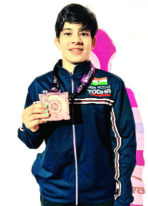 Shivani won bronze medal