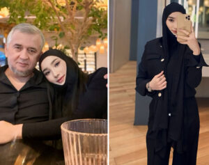 The girl is 20 years old and the husband is 65 years old.